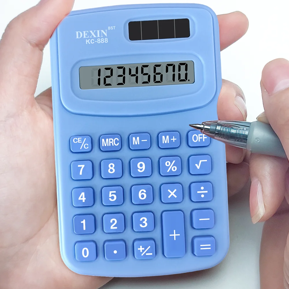 Маленький калькулятор бесшумный мини-версия обучающий вспомогательный