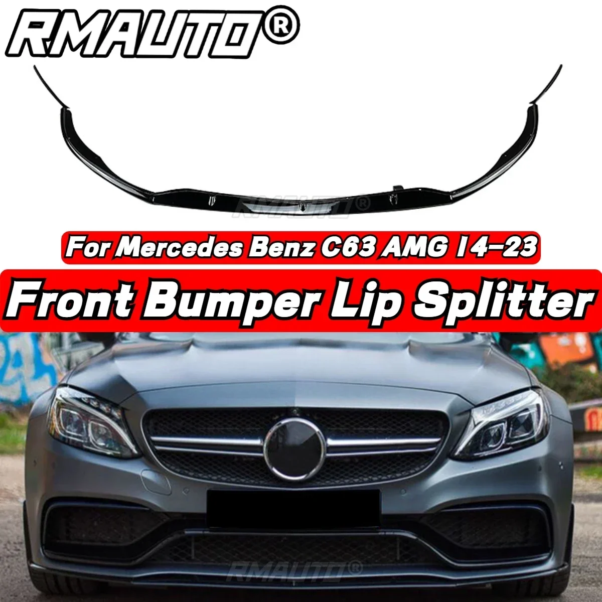 Передний бампер для Mercedes Benz C63 AMG 2014-2023 из углеродного волокна Edition 1