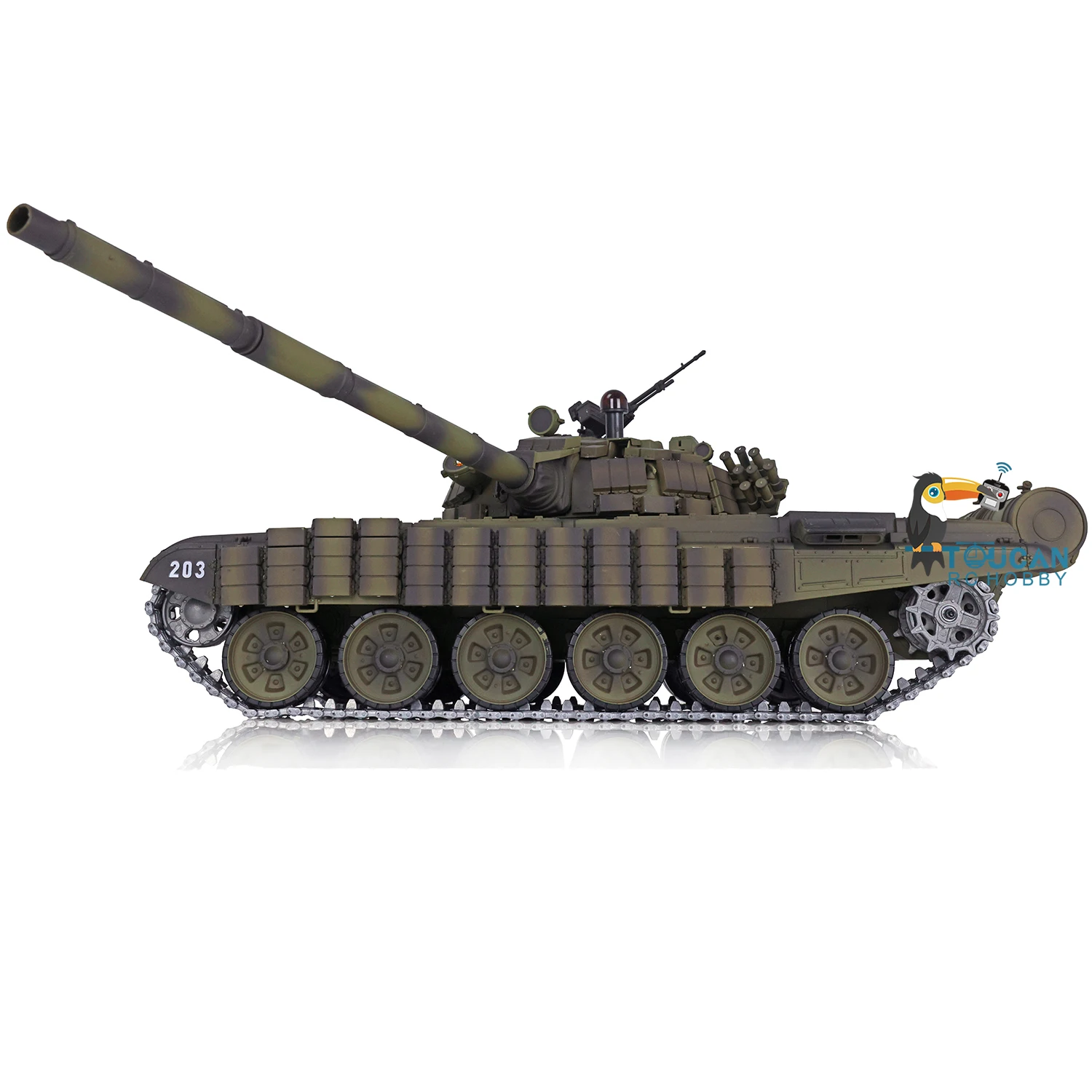1/16 Обновленный версия Heng Long RTR RC Battle Tank T72 7 0 Металл 3939 Электрический военный
