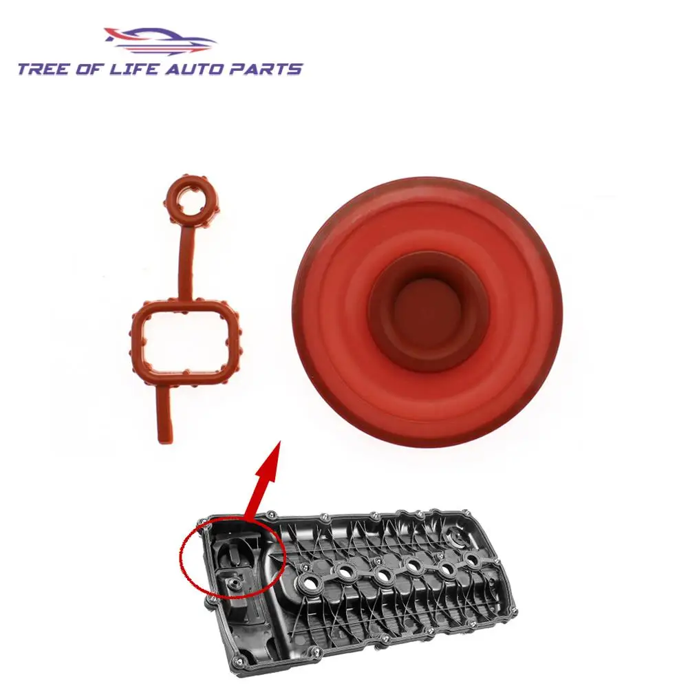 

PCV крышка клапана двигателя, мембранное уплотнение диафрагмы 022103429AA для VW Audi Porsche CC Passat Touareg EOS R32L Q7 A3 TT Cayenne 04-17