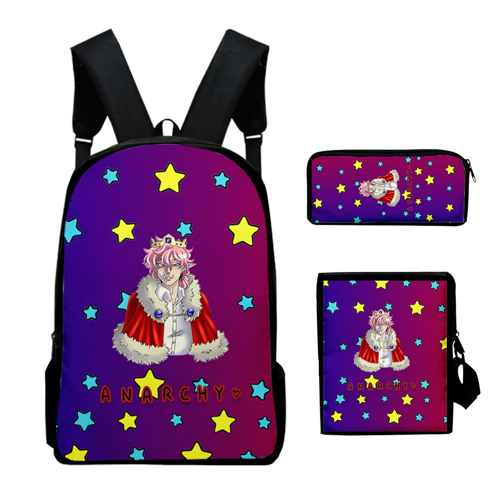 

3 шт./комплект, рюкзак с 3D-принтом, для ноутбука