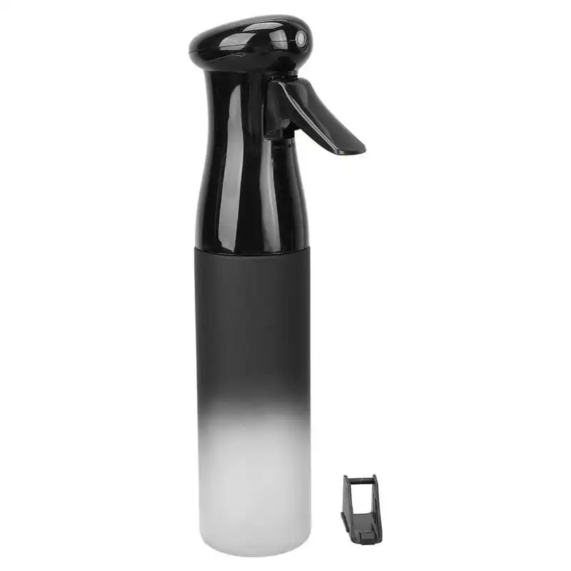 

300ml Ultra Fine Mist Sprayer Continuous Hair Water Spray Hairdressing Refillable Plastic Empty Bottle for Salon Barber Styling