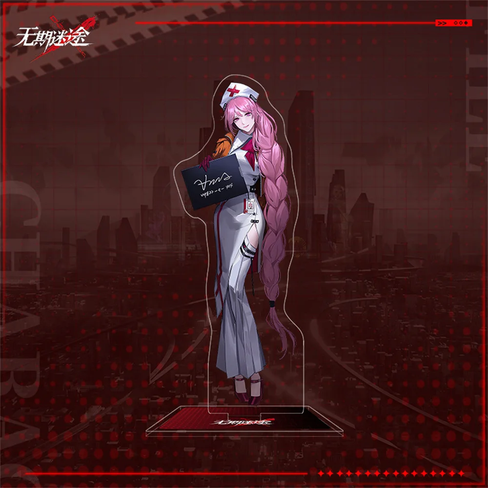 Anime Path to Nowhere Acrylic Stand Model Figures Zoya Hamel Demolia Demon Hella Cosplay Plate Desk Decor Props Sign Gifts