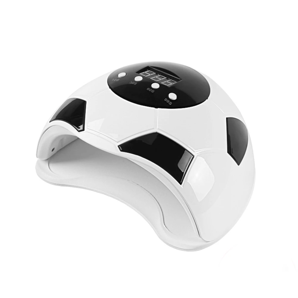 

Football Pattern Nail Lamp Excellent ABS Plastics Prolonged Durable LED UV Light Timer Glue Dryer Scratch Resistant EU US