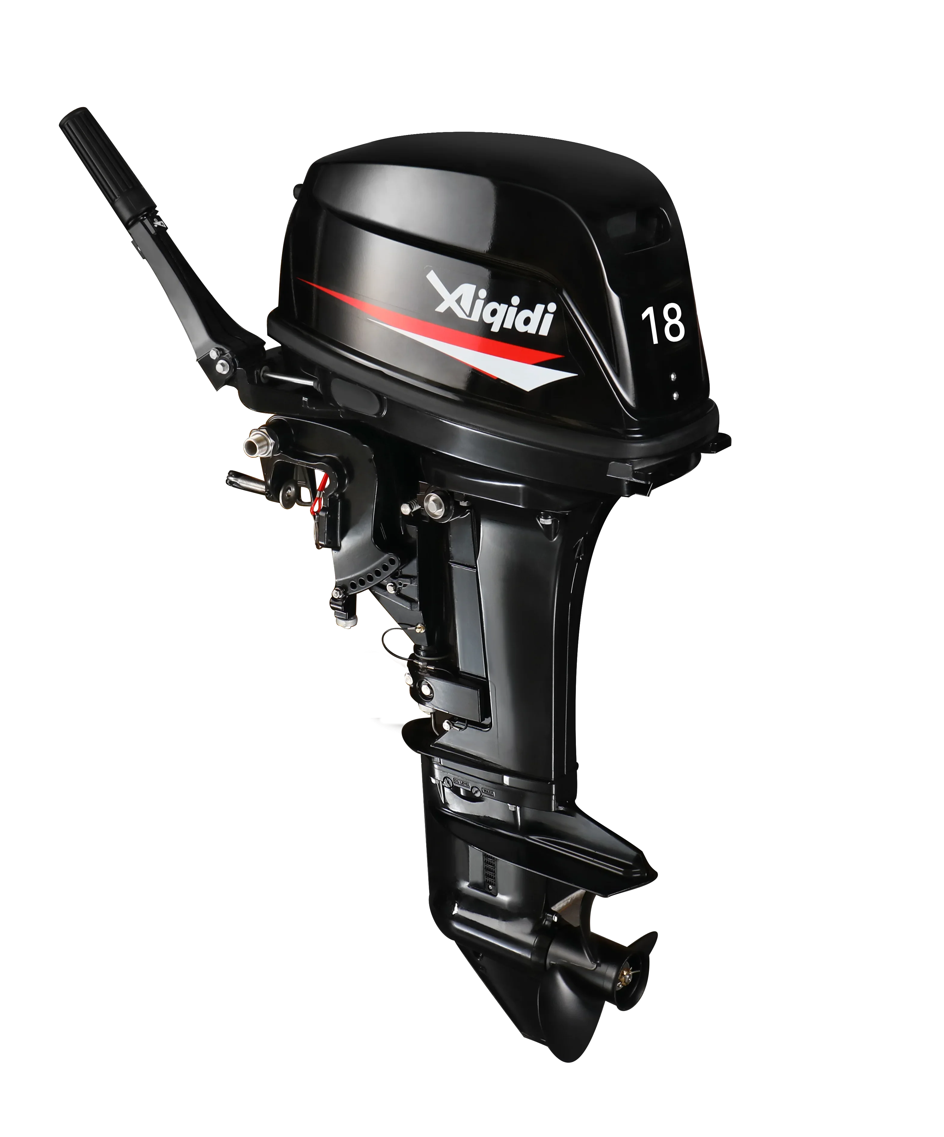 AIQIDI управление с ручным запуском 2-х тактный двигатель 18HP Судостроительный T18N