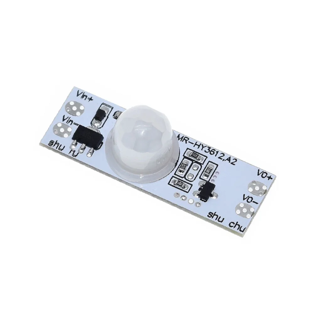 

DC 12-24V PIR Motion Sensor Switch Module 3A IR Infrared Induction Body Sensor Detector Controller Switch 3M Sensing Distance