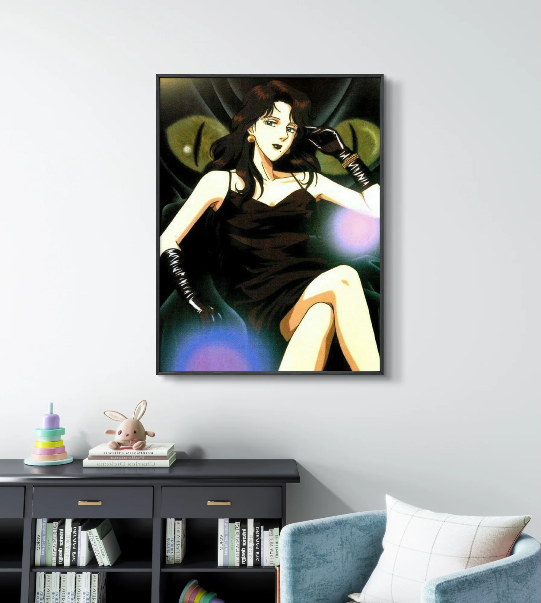 Набор для алмазной живописи кошачий глаз из комиксов