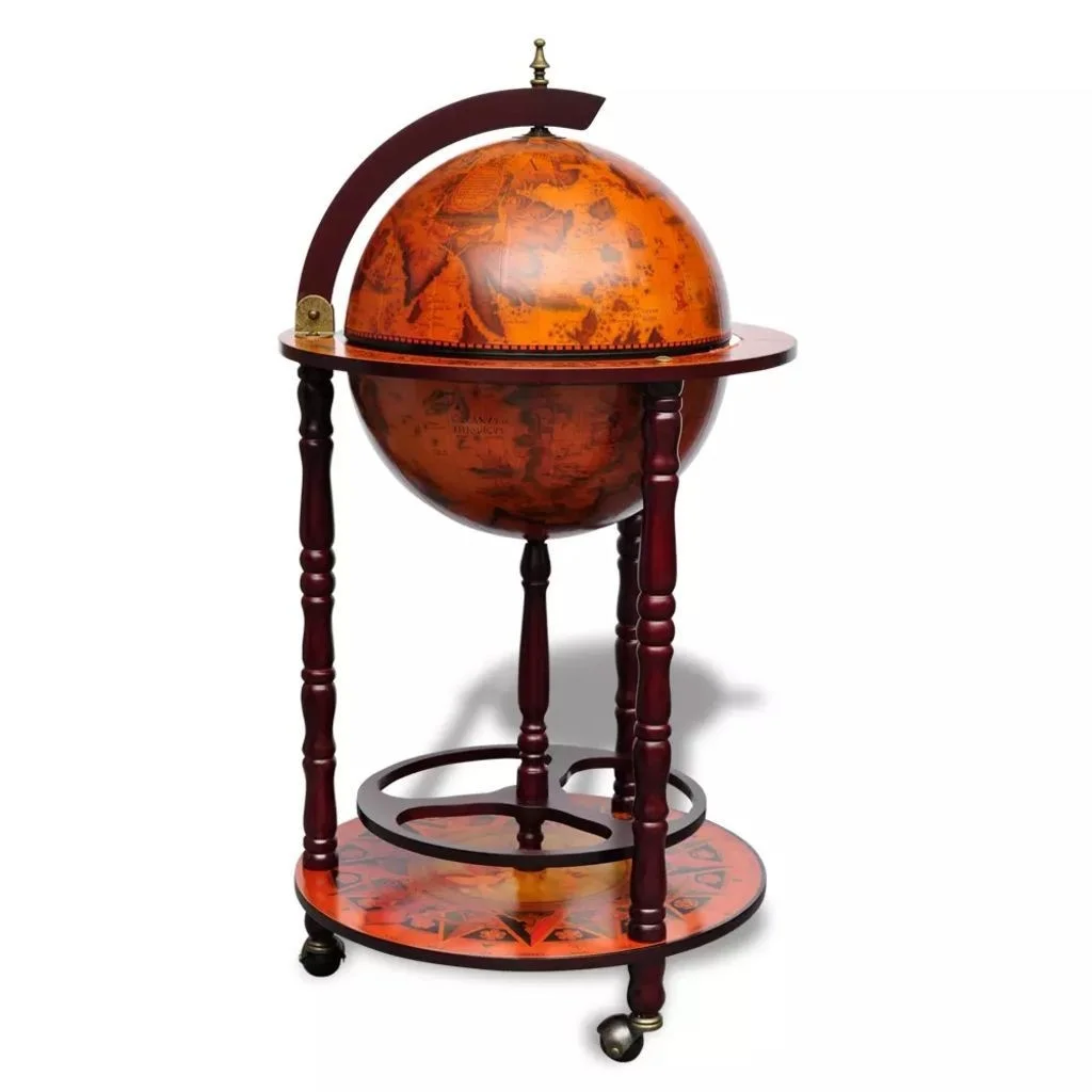 

Globe Bar Wine Stand Wood