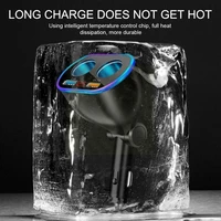 new digital display halo car charger dual usb 3 0 charge lighter cigarette car cigarette fast lighter expansion charger l2o5