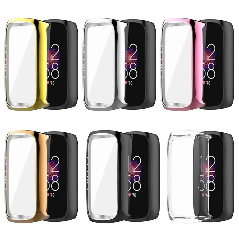 Protective Case For Fitbit Luxe Screen Protector Watch Cover