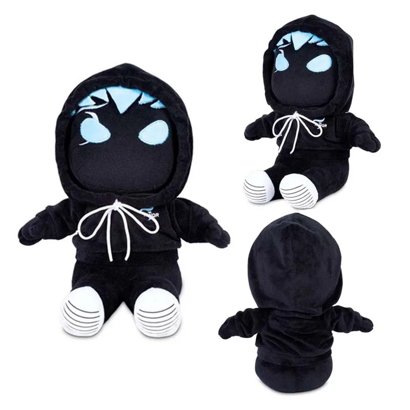 

Мультяшная игра Tanqr, плюшевые игрушки, черные плюшевые куклы, чудесная коллекция, Стич, игрушка, Детская плюшевая аниме игрушка для детей