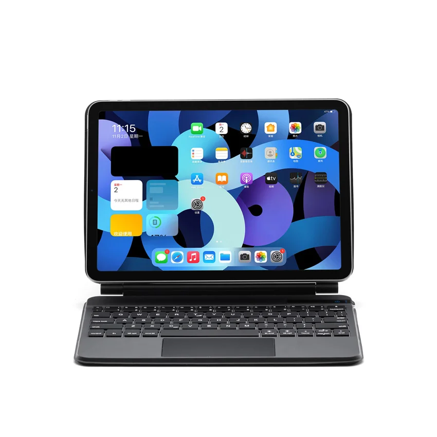 

2021 Newest Design Backlight Rechargeable Smart Trackpad BT Wireless Magic Keyboard for iPad Pro 11 2021/2020/2108