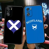 scotland scottish flag phone case for xiaomi mi 11 lite pro ultra 10s 9 8 mix 4 fold 10t 5g black cover silicone back prett