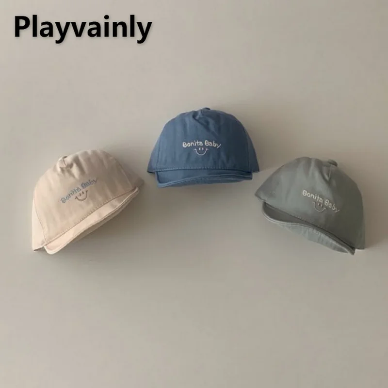 

2022 Korean Style New Summer Baby Girls Boys Cap thin Sun hat Baseball cap Newborn Accessories E318