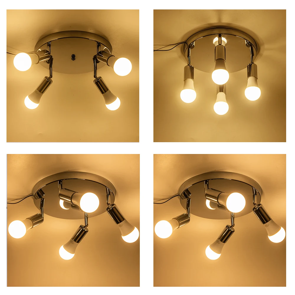 Современная искусственная потолочная лампа в стиле ретро с промышленным