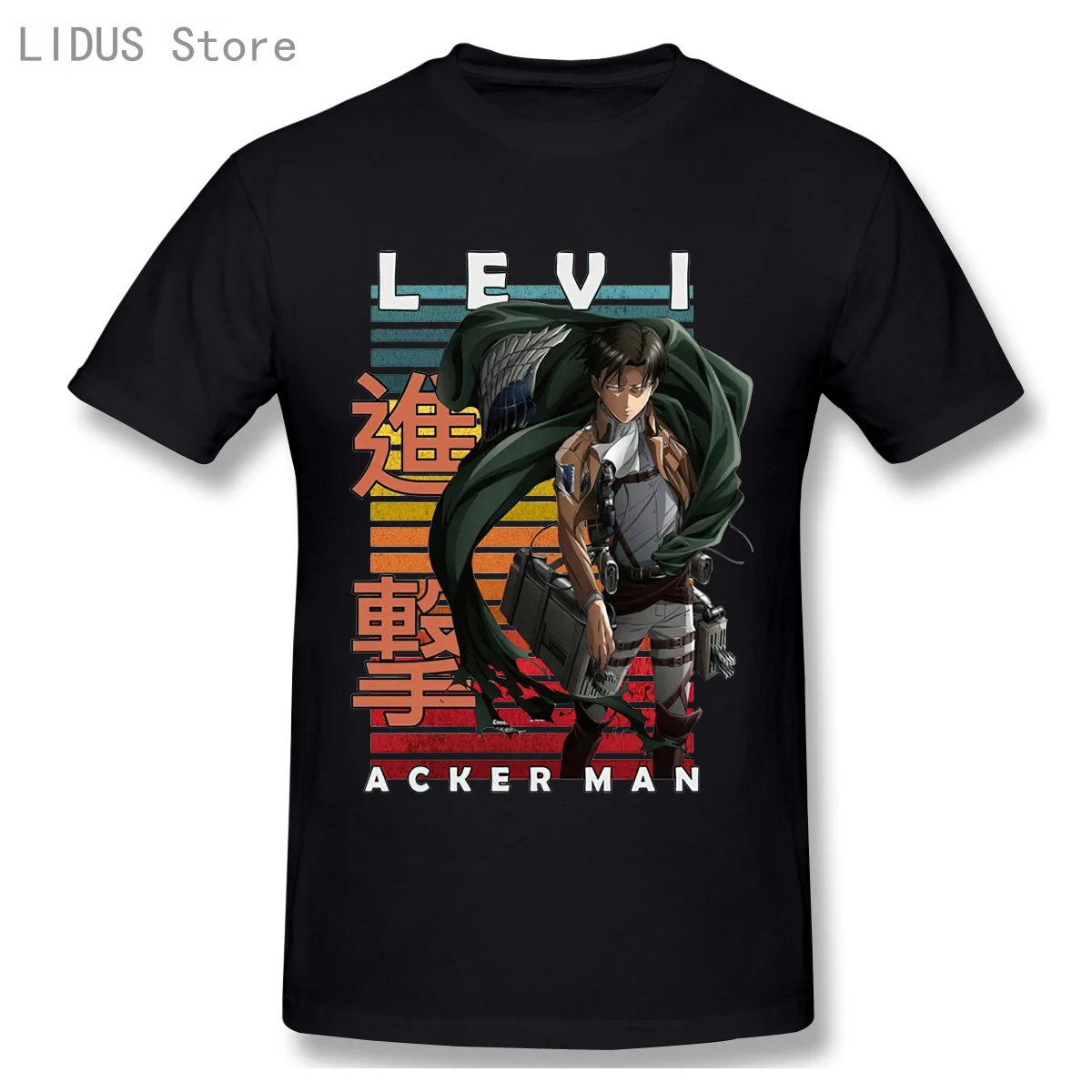 

T-shirt Cartoon Anime Anime Attack On Titan Wing Of Freedom Short Sleeve Casual Men O-neck 100% Cotton Tshirts Tee Tops