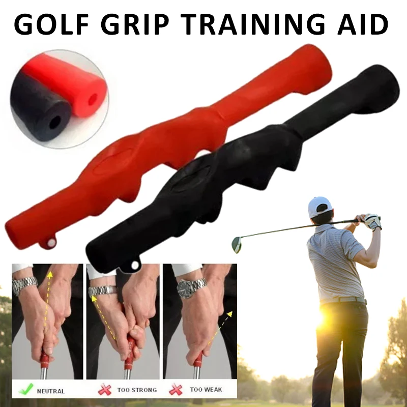 

Golf Training Grip Swing Training Aid Hand Grip Trainer Left Right Hand Practice Outdoor Aid Posture Correction Golf Accessorie