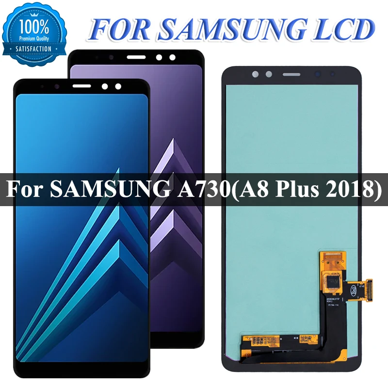 6 0 ''Оригинальный ЖК-дисплей для Samsung Galaxy A8 Plus 2018 дисплей A730 A730F SM-A730F A730DS