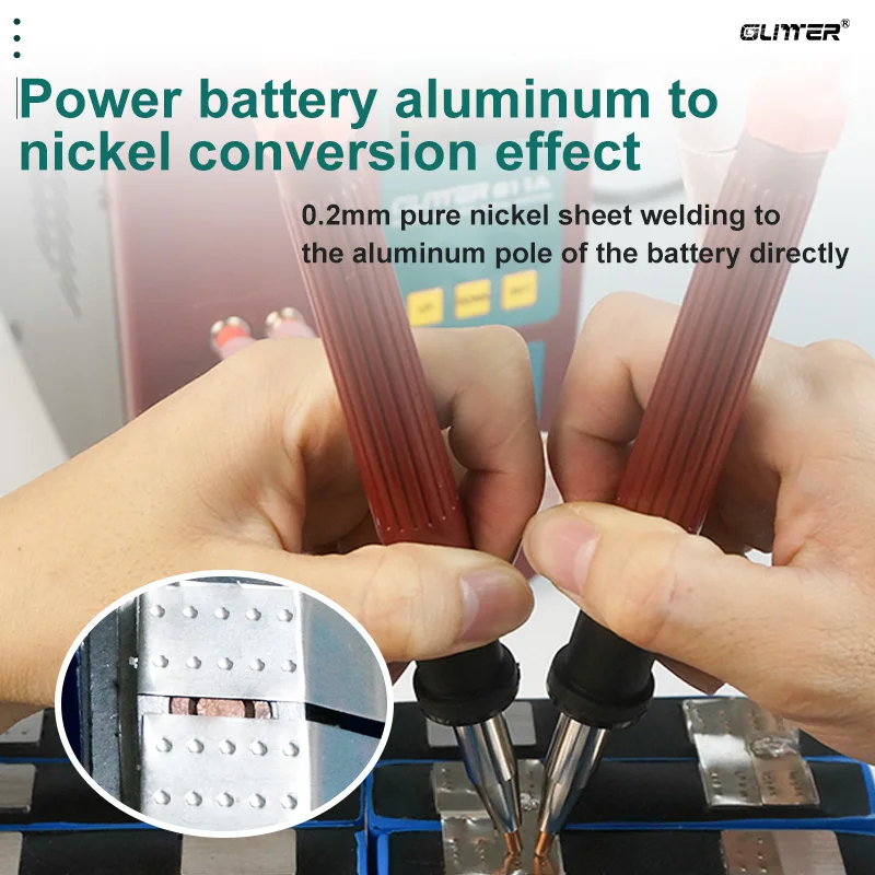 Блестящий точечный сварочный аппарат 811A для литиевого аккумулятора с удаленной