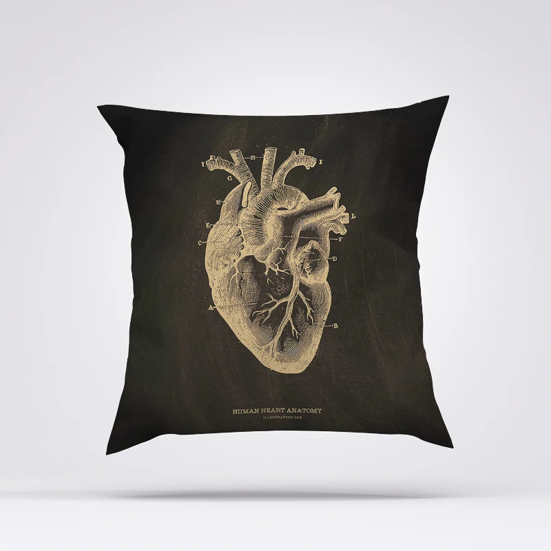 

Fall Decor Anatomical Skeleton Decorative Pillows Cushion Cover 40x40cm Pilow Cases Pillowcase 45x45 Cushions Covers Pillow Sofa