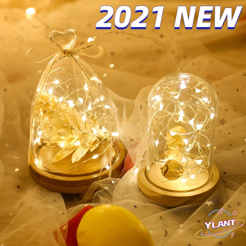 

СВЕТОДИОДНАЯ Гирлянда YLANT с серебряной проволокой, Сказочная гирлянда с теплым белым светом, украшение для дома, Рождества, свадьбы, вечерин...