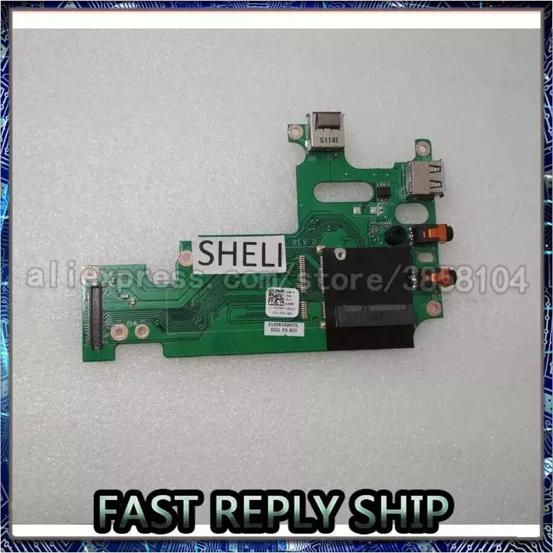 

SHELI для Dell 14R N4010 аудио USB плата 33UM8DB0020 DAUM8TB14F0 CN-0N3YXM 0N3YXM N3YXM