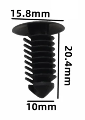 

20 шт. для 5 мм-10 мм автомобильный фиксатор брызговика, авто крыша, задняя дверь, подкладка, заклепка, зажим для отделки панели, винт, фиксаторы бампера, зажимы KY01