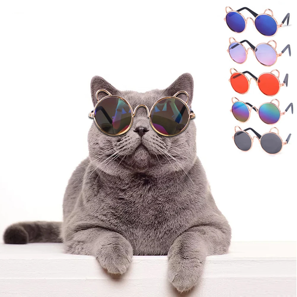 

Cat Dog Sunglasses Pet Dress Up Cool Glasses Fashion Small Dogs Eye-wear Lovely Kitten Puppy Photos Props Pets Accessoires
