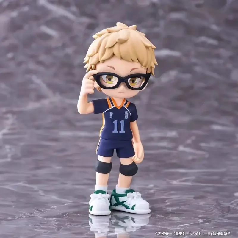 Фото Haikyuu Bushiroad искусственная подсветка загадочная коробка Kawaii Kageyama Tobio Oikawa Tooru экшн-фигурка детский подарок на день рождения №4