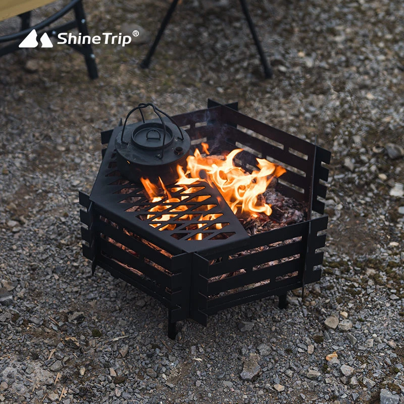 Углеродистая сталь походная плита портативная уличная кухонная посуда для