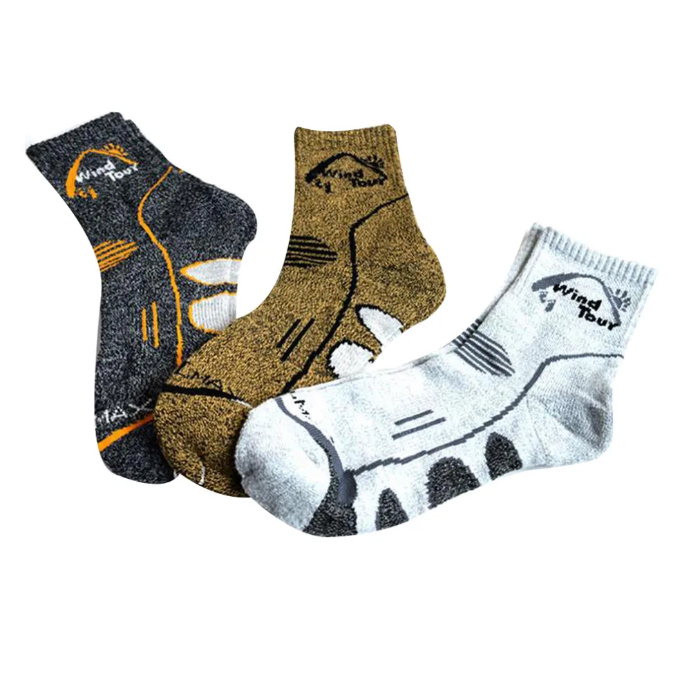

2022 Wind Tour Unisex Thermal Running Winter Warm Sport Socks Mens & Womens Outdoors Comfortable Soccer Sock Coolmax