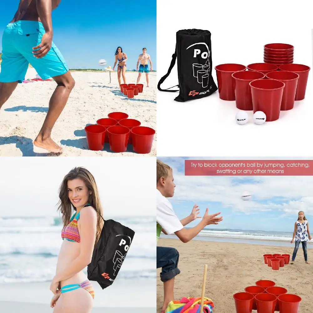 

Gorgeous Giant Indoor/Outdoor Pong Set with Carry Bag - Perfect for Backyards, Pergolas, and Beyond!