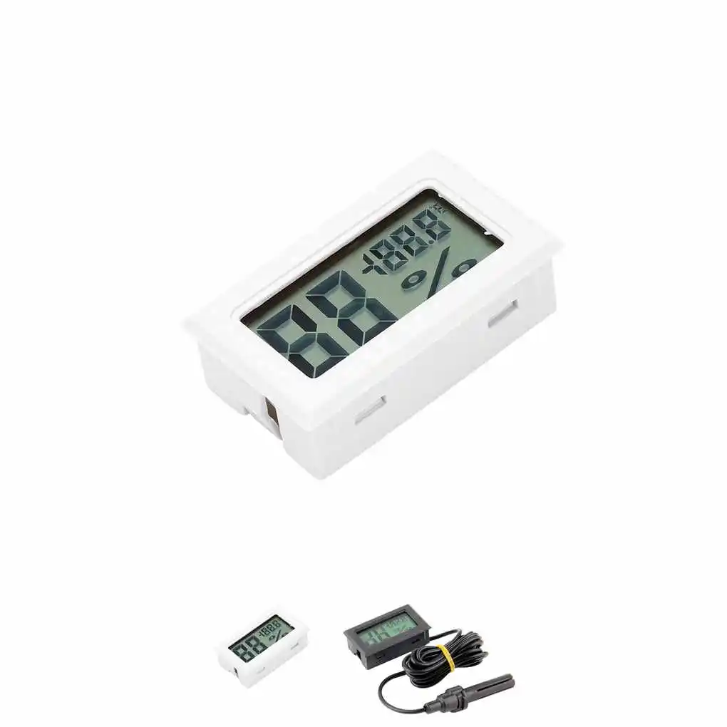 

1pc Mini Digital LCD Thermometer Hygrometer Humidity Temperature Meter Convenient Indoor Display Humidity Detector Monitoring