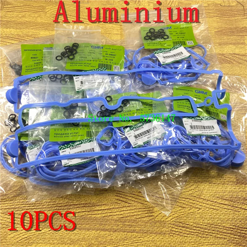 

10 шт., алюминиевая резиновая прокладка для крышки клапана 5488936 90501944, синяя прокладка для Captiva Opel Antara 2.4L Epica exclou1.8 Regal Astra