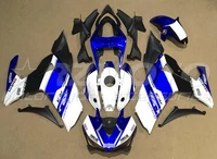 4 gifts injection mold new abs fairings kit fit for yamaha yzf r3 r25 2015 2016 2017 2018 15 16 17 18 bodywork set blue white