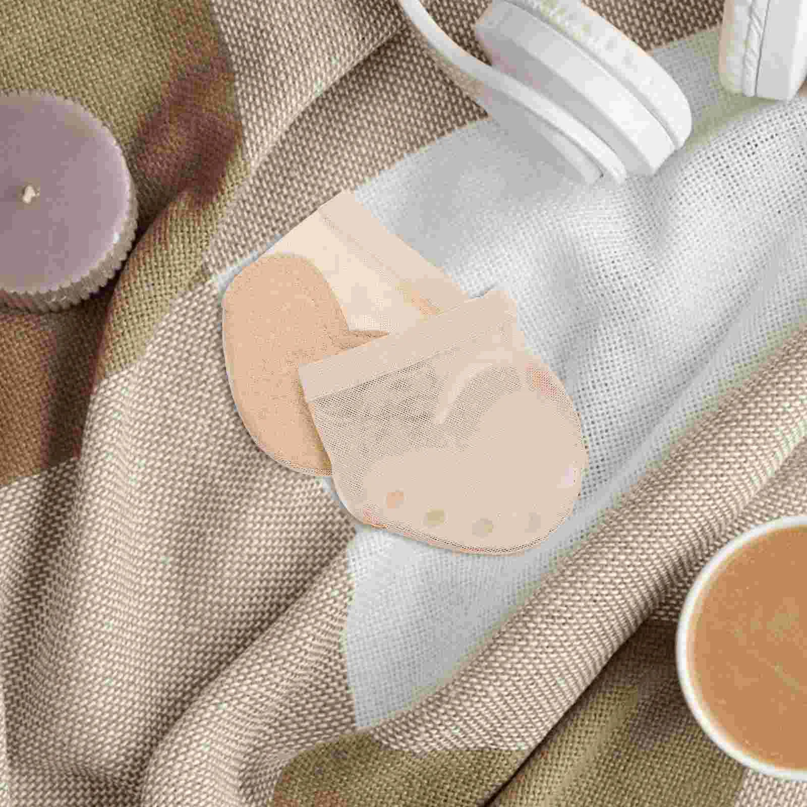 Обувь с рукавами до половины пальца для балета подушечка передней части стопы