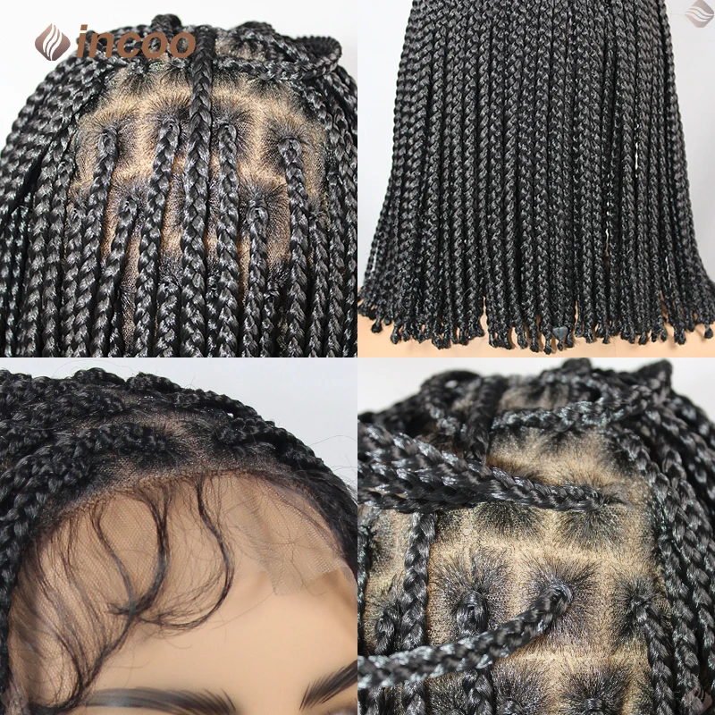 10-дюймовые короткие синтетические плетеные парики для женщин без узлов косичка