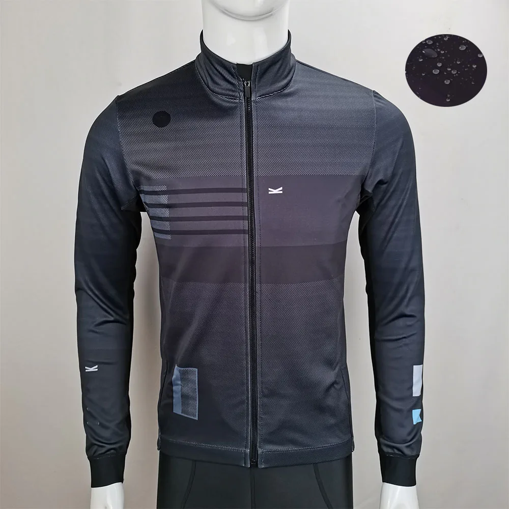 Deep winter cycling jacket windproof & waterproof technology high breathable 3-layer fabric race training coat  0℃