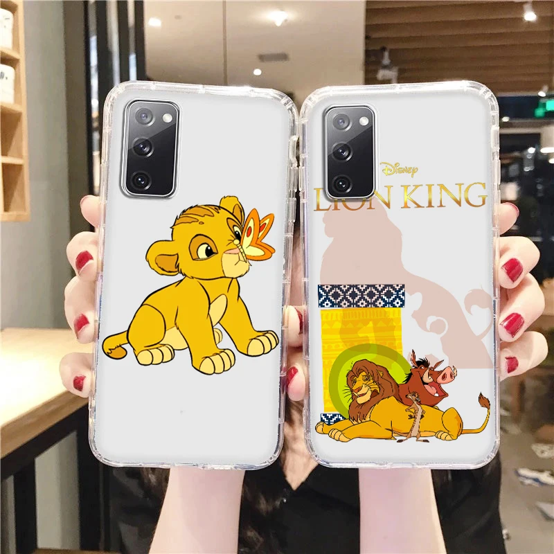 

Disney The Lion King Cool Phone Case For Samsung A73 A72 A71 A53 A52 A51 A33 A32 A23 A22 A21S A13 A12 A03 Transparent Cover