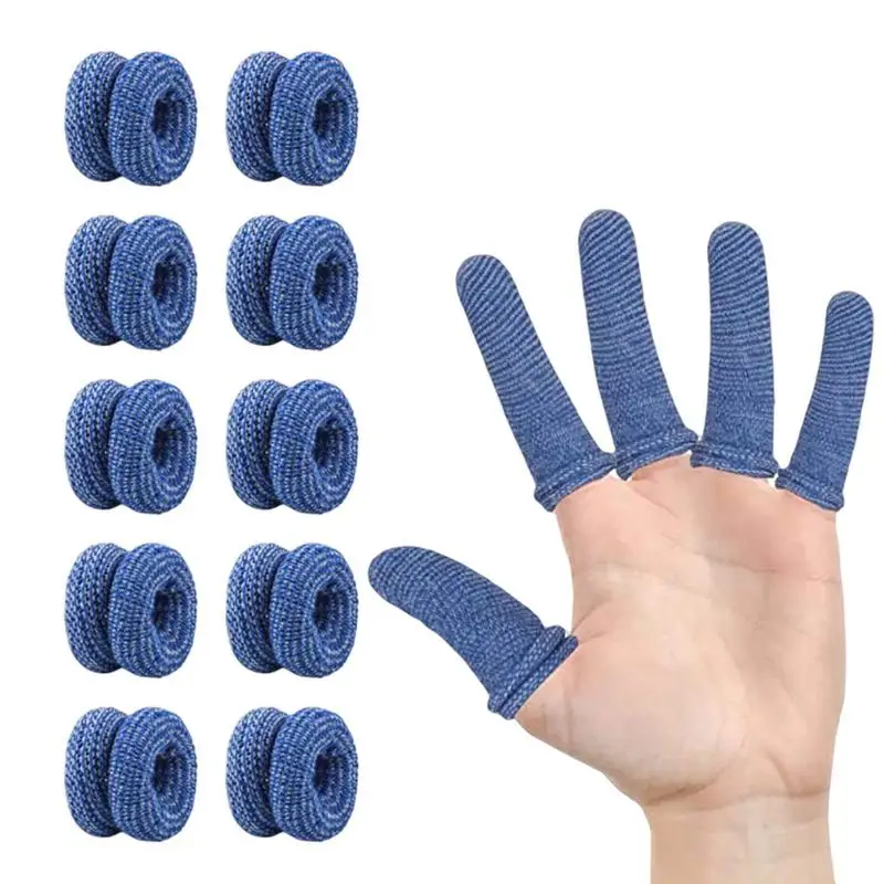 

Thumb Bandage Cover 10pcs Finger Sleeve Guard 360 Wrapping Breathable High Elasticity Thumb Tip Finger Cots For Peeling Fingers