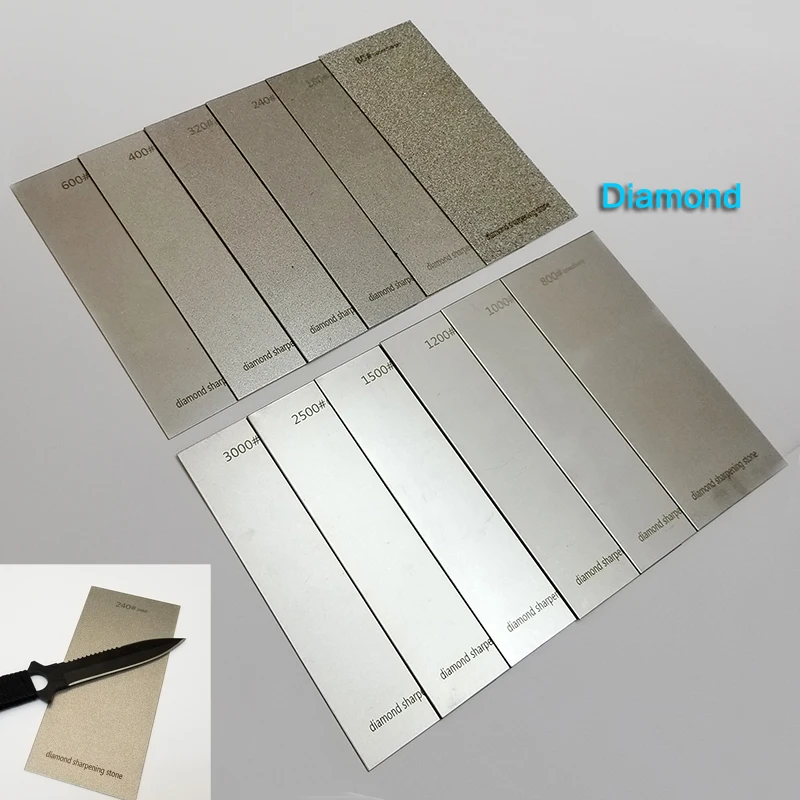 

knife sharpener sharpening stone diamond whetstone 80 240 600 1000 2000 3000 grit grinding stones professional kitchen tools