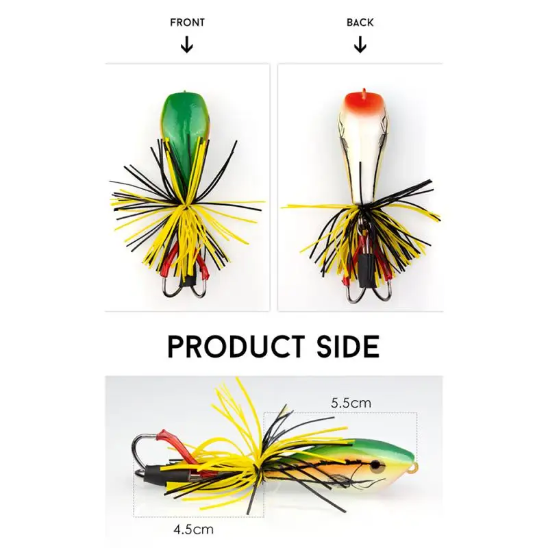 

Artificial Bait Frog Lure 5.5cm/9g Bionic Bait Shad Fishing Lures Luya Bionic Bait Jigging Wobblers Fishing Tackle Abs