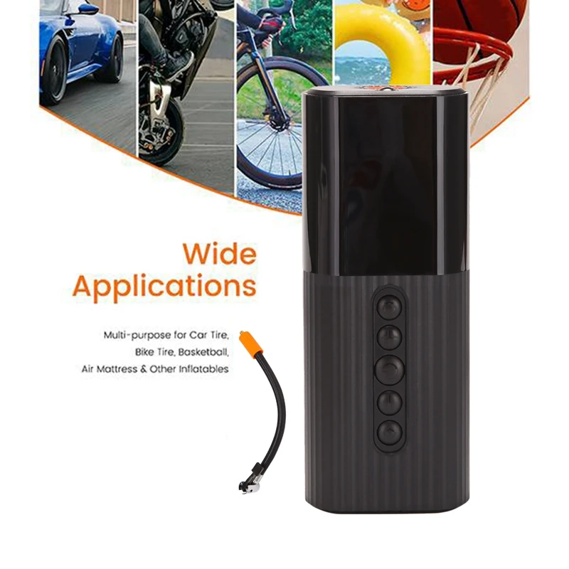 

Car Portable Air Compressor Mini Tire Inflator Multifunctional Digital Tire Pressure Electric Air Pump
