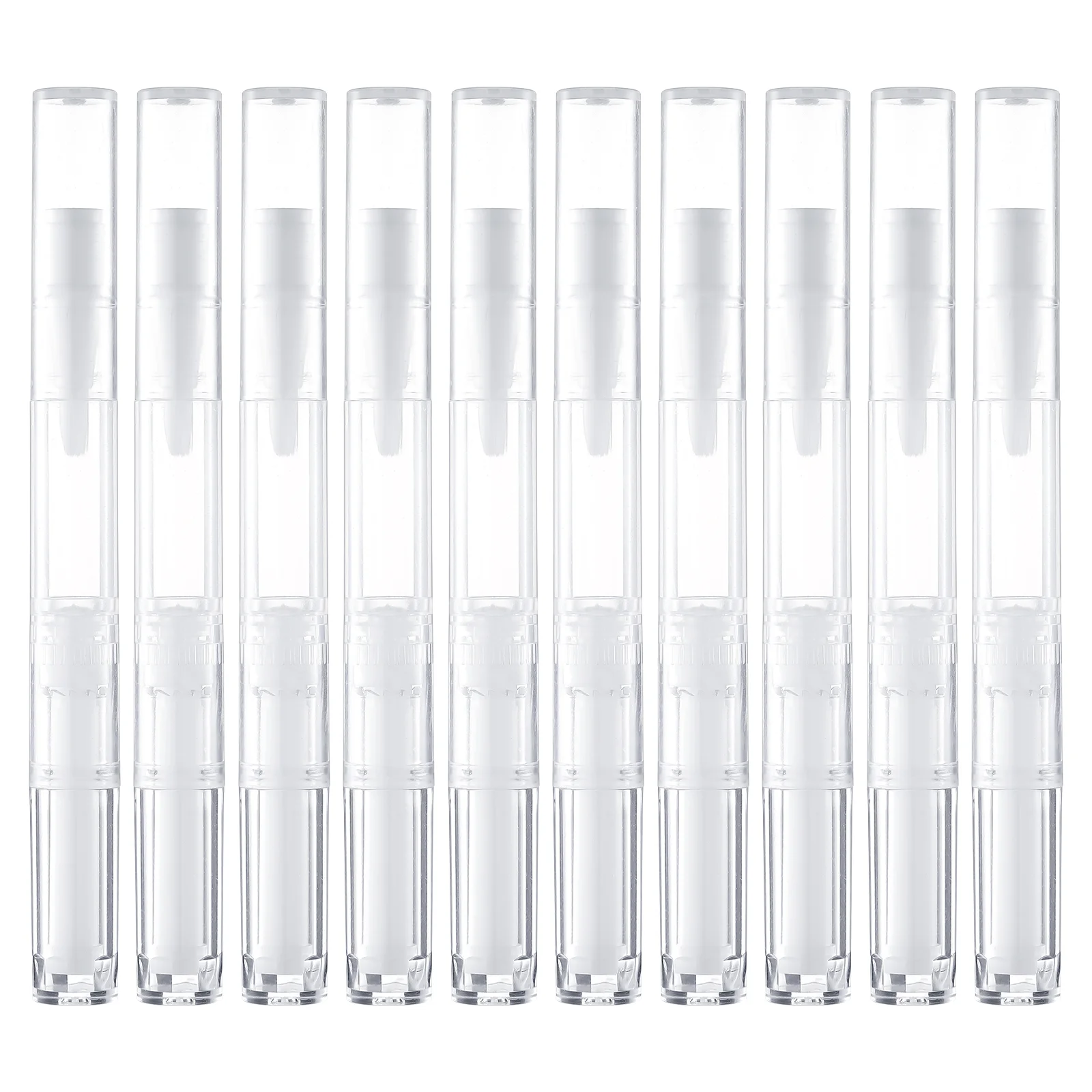 

10pcs Transparent Empty Tubes Lip Gloss Tubes Refillable Containers (3ml)