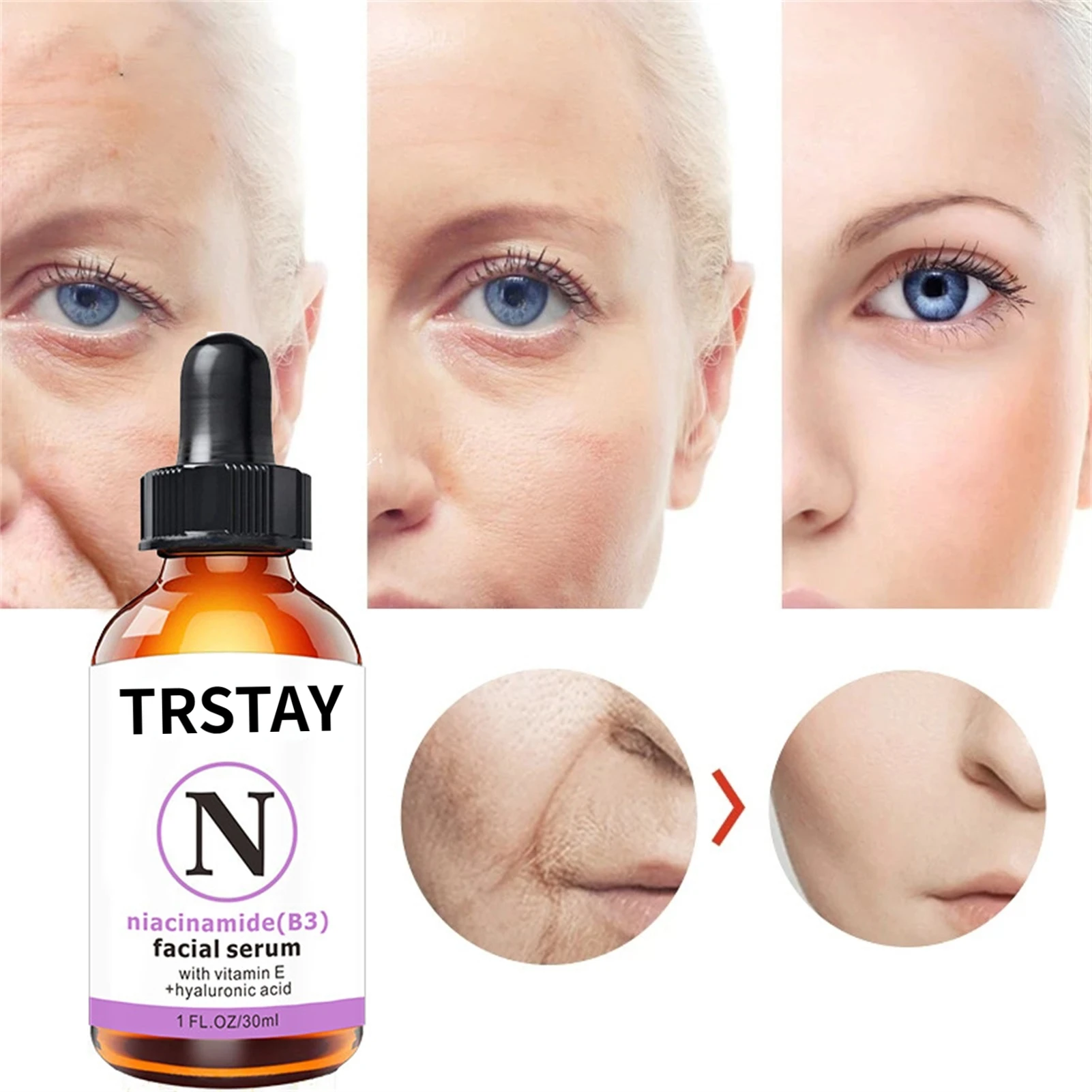 

Face Serum Niacinamide Facial Serum Moisturizing Brightening Facial Essence Face Brightening Serum For Dark Spots essential oil