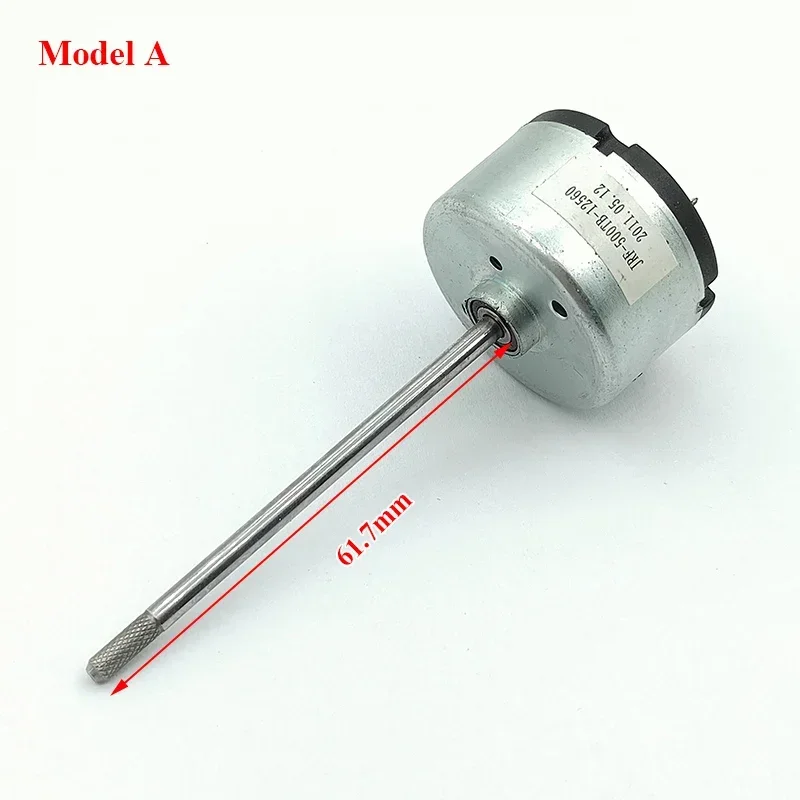 Длинный шпиндель флуоресцентный мини-двигатель 500 постоянный ток 6-12 В 5500 об/мин