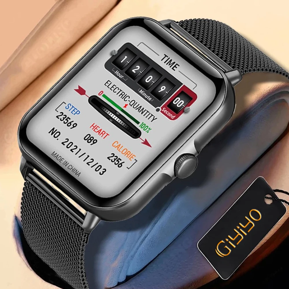 

Bluetooth Smart Watch Answer Call Watch Men Full Touch Dial Call Fitness Tracker Waterproof Smartwatch women watches for android