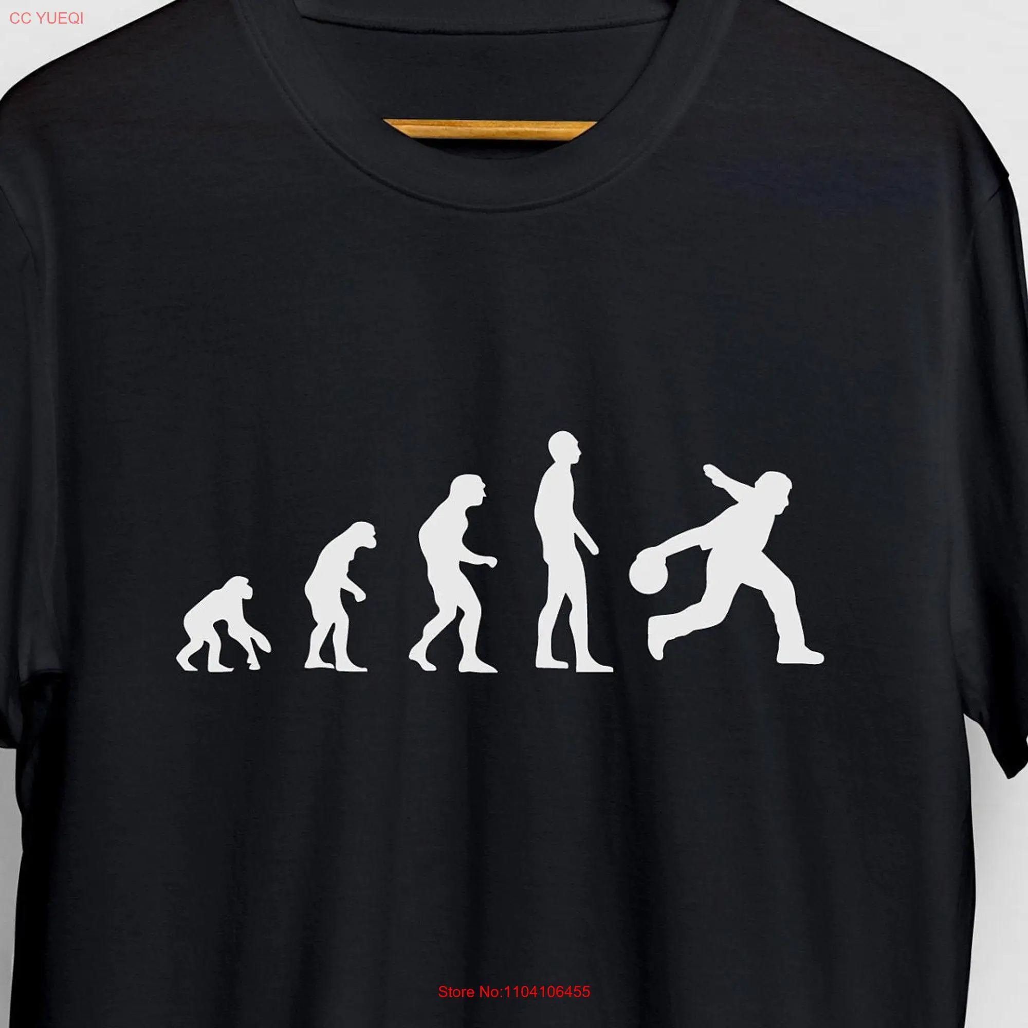 Футболка для боулинга Evolution с длинными или короткими рукавами вечеринки по