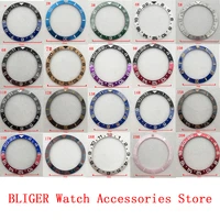 bliger 38mm leisure brand new multi color ceramic face plate titanium face plate for automatic mechanical watch 40mm man face pl