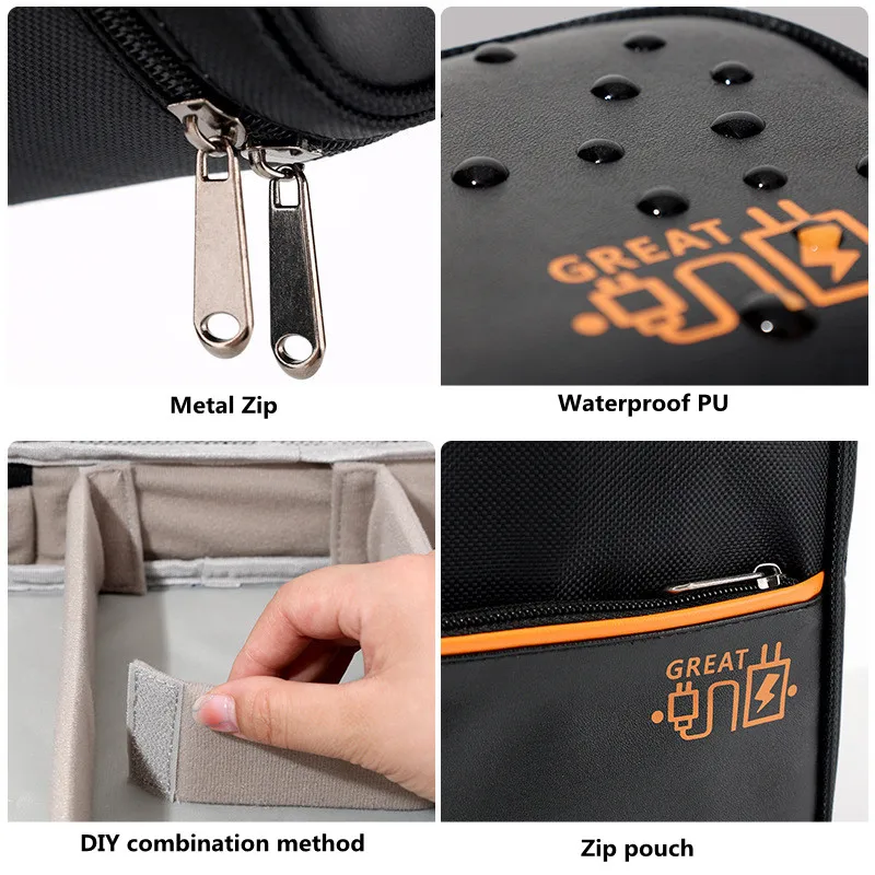 Men Travel Accessory Digital Bag Women USB Data Cable Earphone Wire Bags Anti-collision Storage Organizer Pouch Power Bank Case